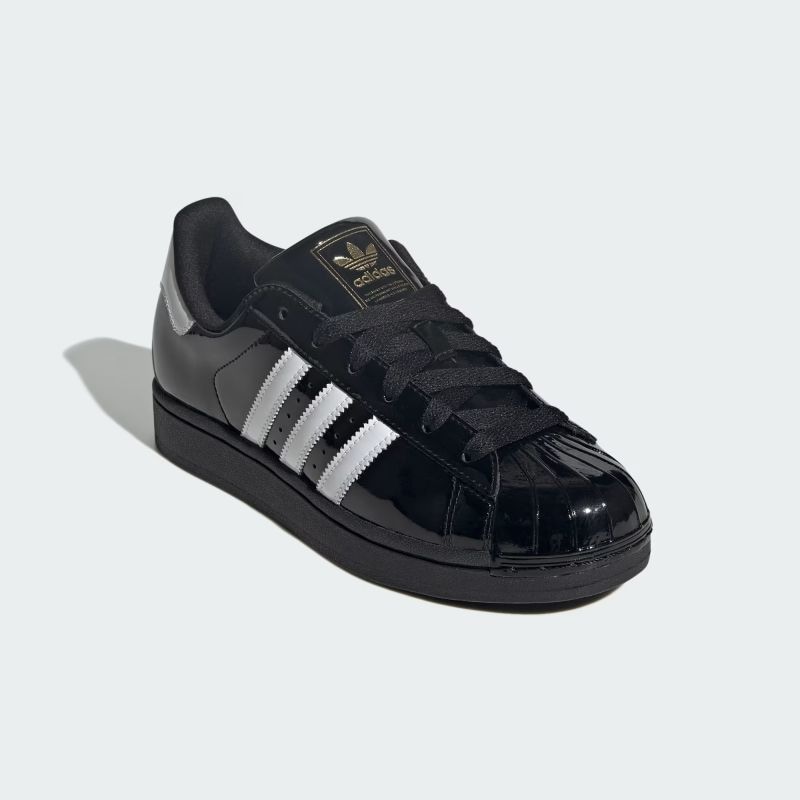 adidas 25Q3 SUPERSTAR II W コアブラック/フットウェアホワイト/ゴールドメタリック JS4009