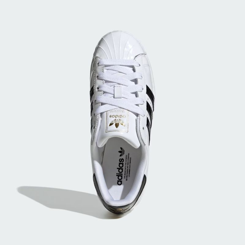 adidas 25Q3 SUPERSTAR II W フットウェアホワイト/コアブラック/ゴールドメタリック JS4010