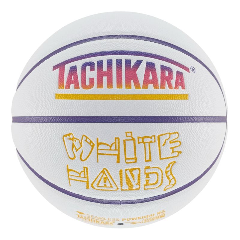 TACHIKARA BASKETBALL WHITE HANDS SB7-2036 ホワイト/パープル/イエロー