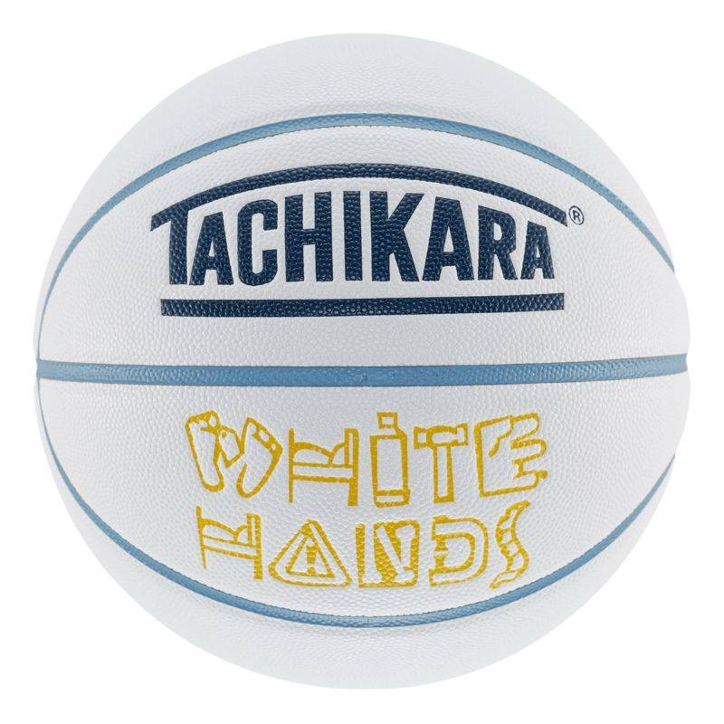 【タチカラ/7号球/ホワイトハンズ/バスケットボール/アウトドア用】TACHIKARA BASKETBALL WHITE HANDS SB7-2037 ホワイト/ネイビー/スカイブルー/イエロー