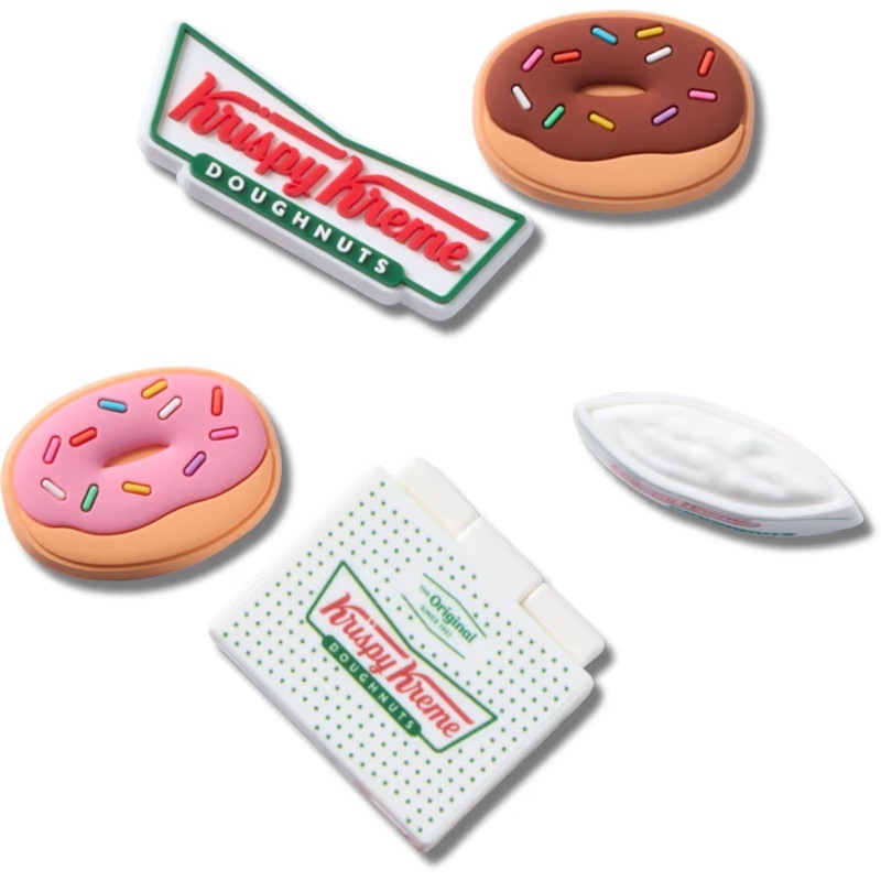 crocs 25Q3 8/6 Jibbitz charms Krispy Kreme X Crocs 5 Pack Jibbtz 10016432