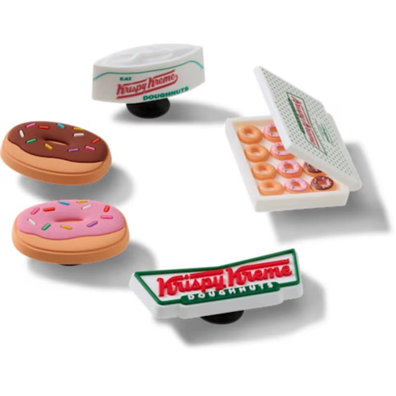crocs 25Q3 8/6 Jibbitz charms Krispy Kreme X Crocs 5 Pack Jibbtz 10016432