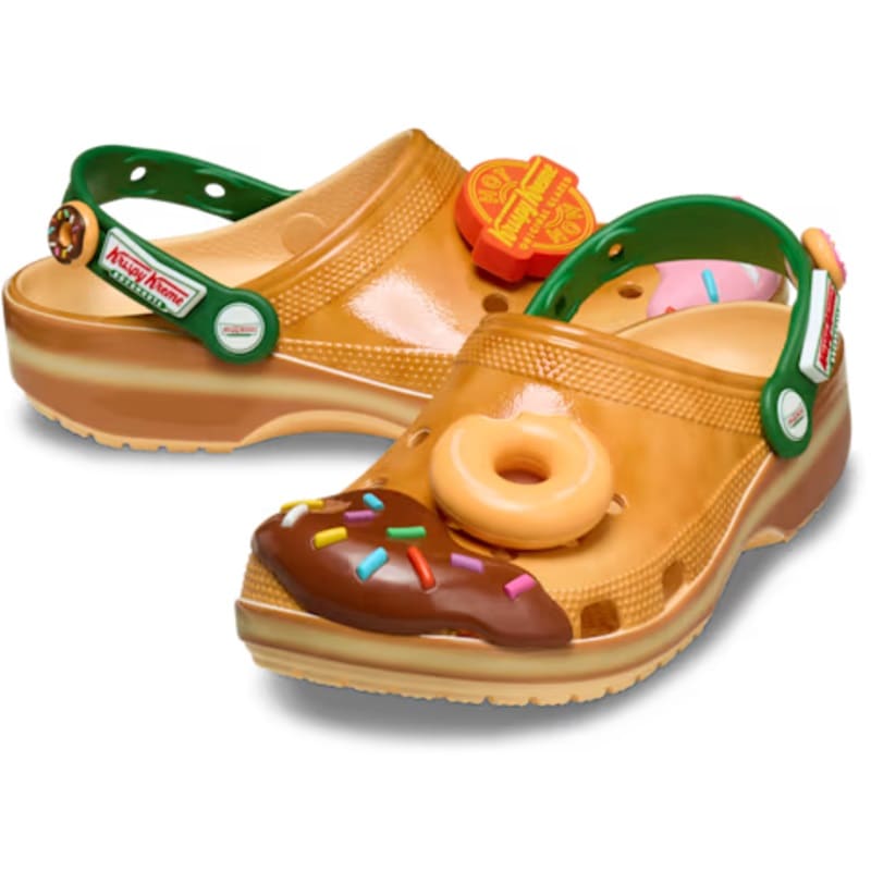 crocs 25Q3 8/6 Krispy Kreme x Crocs CLASSIC CLOG Golden Hour 211443-78Z