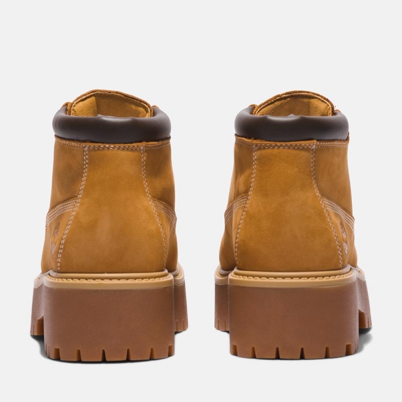 Timberland C/O W STONE STREET MID LACE WATERPROOF BOOT WHEAT NUBUCK A5RF9-231