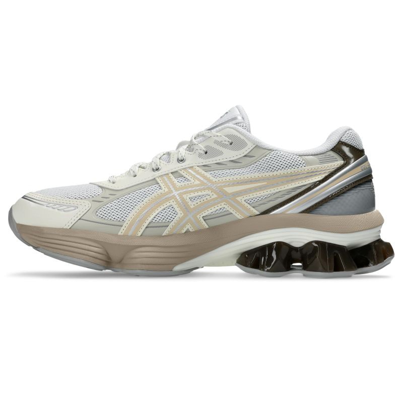 AECA☆ AECA BALANCE WAVE HALF SLEEVE-WASHED YELLOW 送料無料 asics 25AW 8/21 GEL-KINETIC FLUENT WHITE/MARZIPAN 1203A591