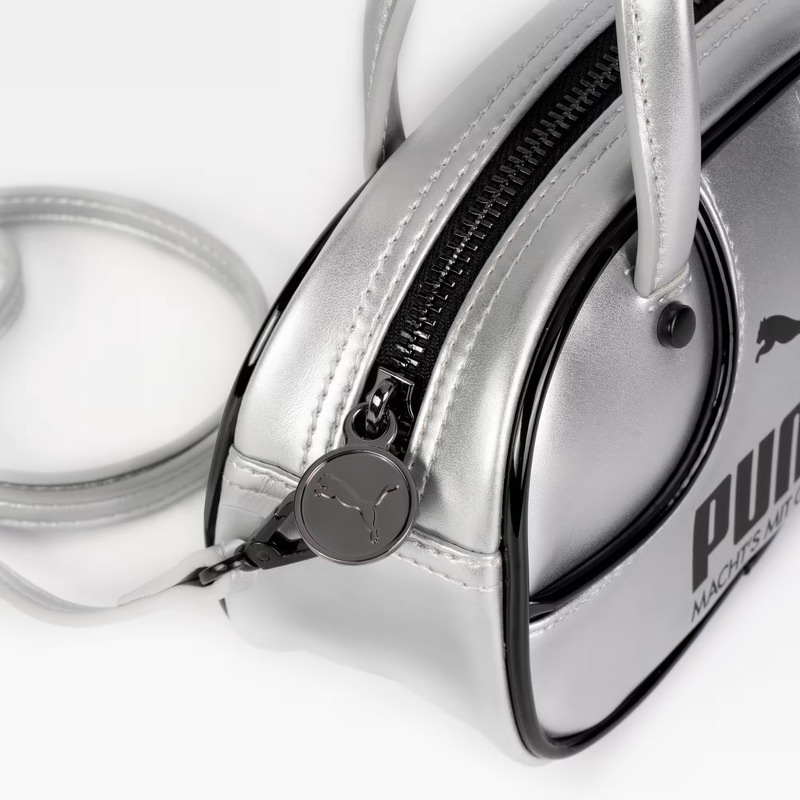 PUMA AU25 8/14 PUMA 1976 METALLIC MICRO GRIP BAG GLACIAL