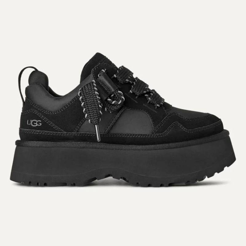 【はる馬】UGG 黒 プラットフォームスニーカー UGG 2022AW スニーカー