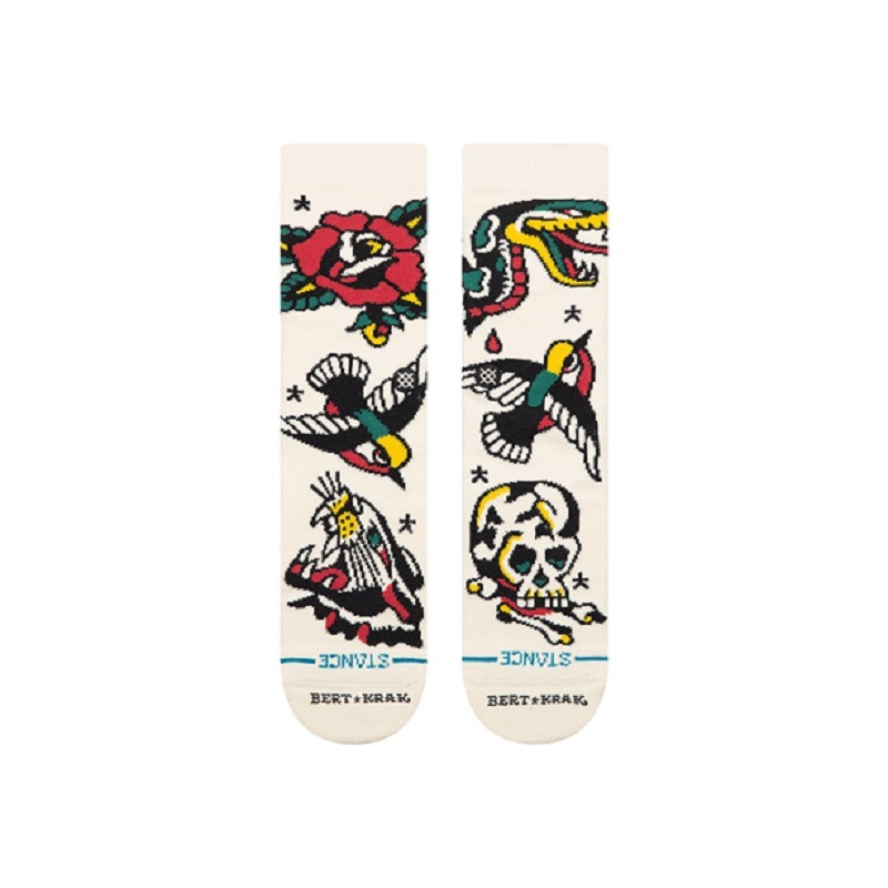 STANCE 25FA FLASH CREW CANVAS A555C25FLA#CVS A555C25FLA-CVS