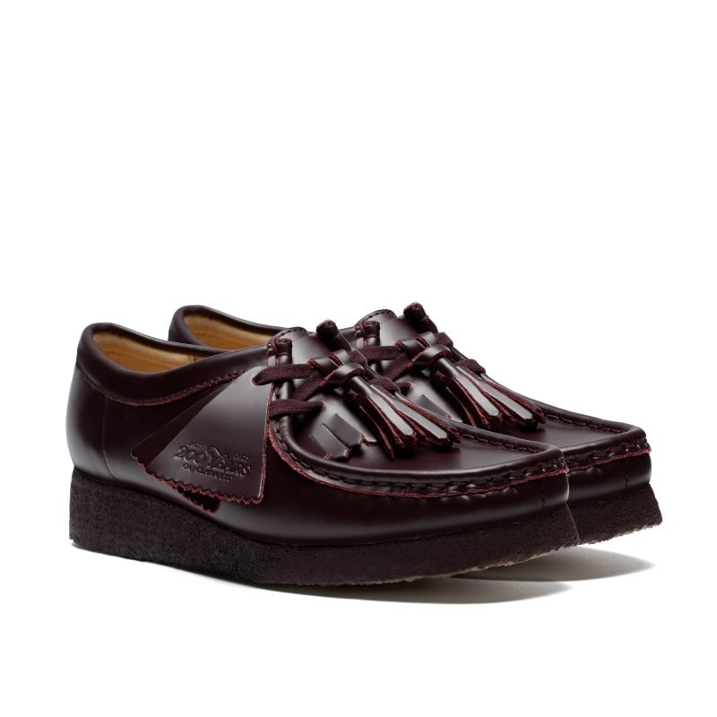 Clarks AW25 W Wallabee. Purple Grape Leather 26182744