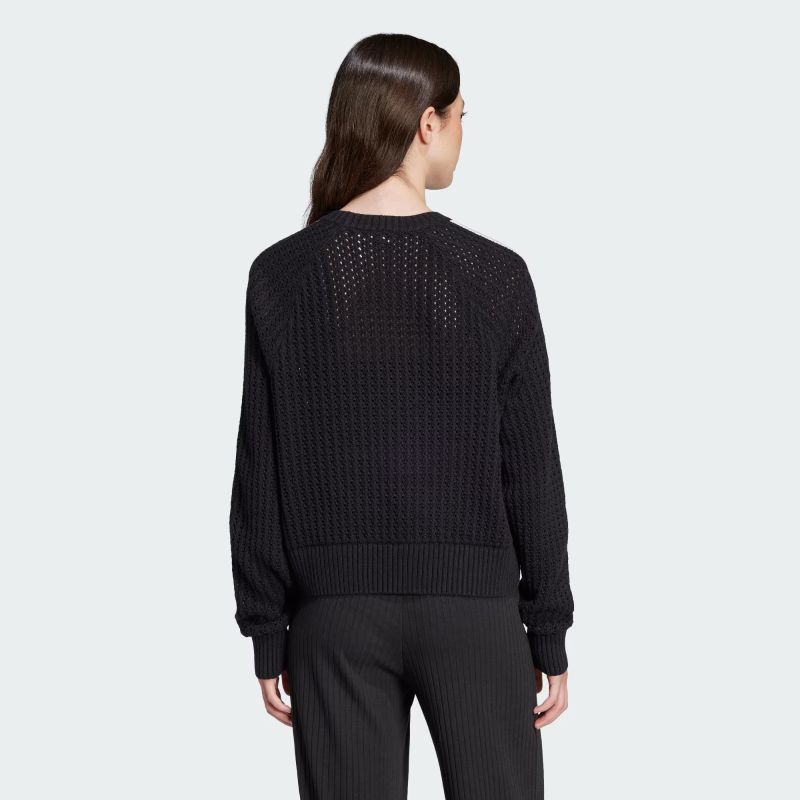 adidas 25Q4 KNITTED CREW ブラック JD0905