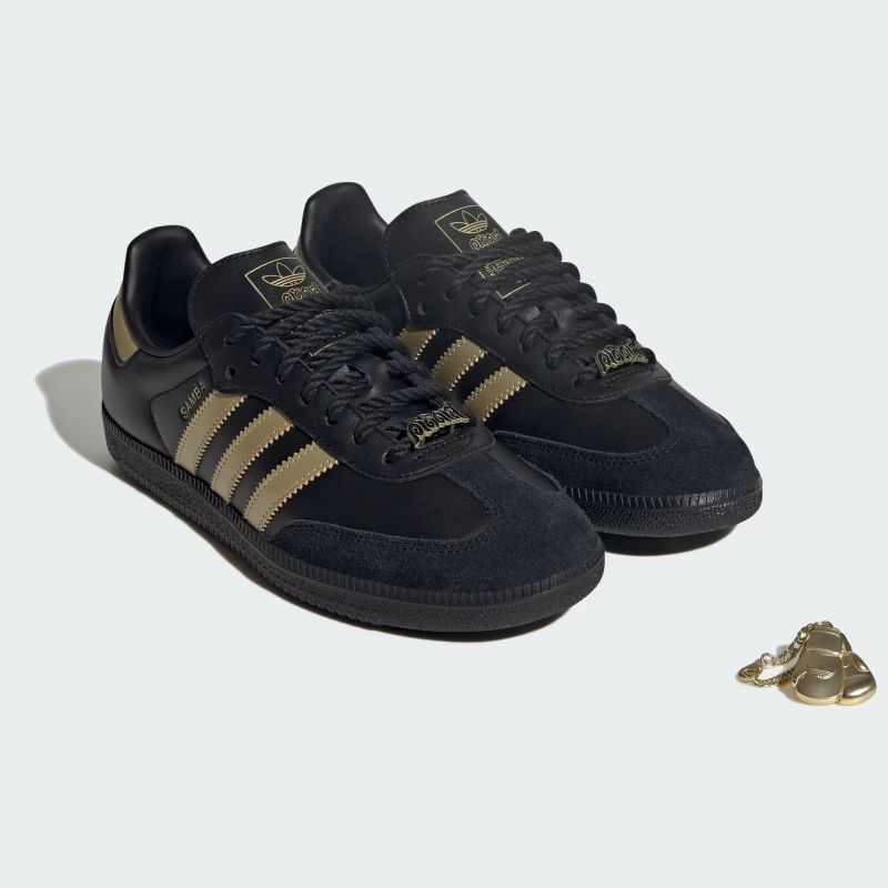 adidas 25Q4 SAMBA OG コアブラック/ゴールドメタリック/フット