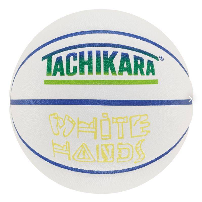 TACHIKARA BASKETBALL FA25 WHITE HANDS SB7-2039 ホワイト/ブルー/グリーン/イエロー