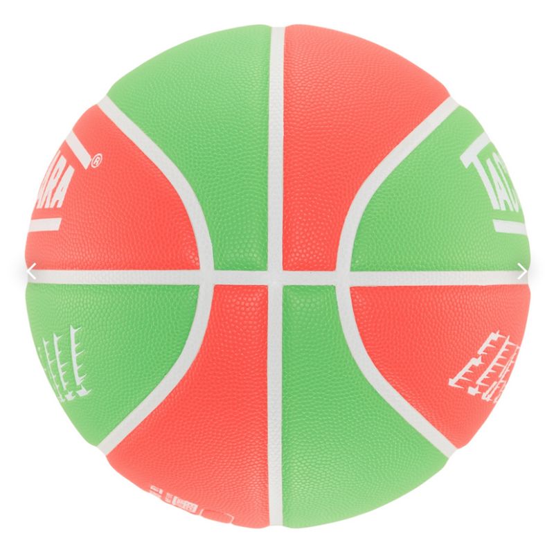 【タチカラ/7号球/フラッシュボール/バスケットボール/アウトドア用】TACHIKARA BASKETBLL FA25 FLASHBALL SB7-2041 ホットレッド/ネオングリーン