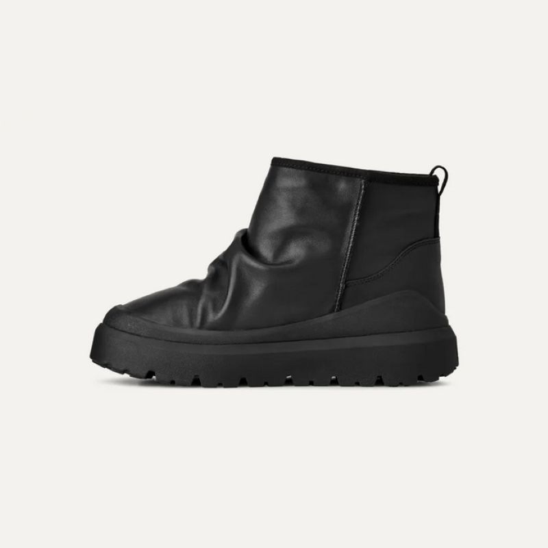 【アグ/ブーツ/メンズ ヘリテージ ユーティリティー ミニ ノアール】UGG 25AW 9/3 M HERITAGE UTILITY MINI NOIR BLACK 1171118-BLK ブラック