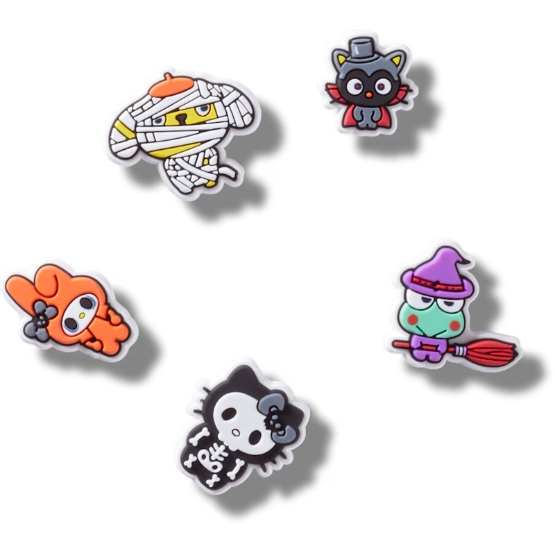 crocs 25Q3 Jibbitz charms Hello Kitty Friends Halloween  5 Pack 10015851