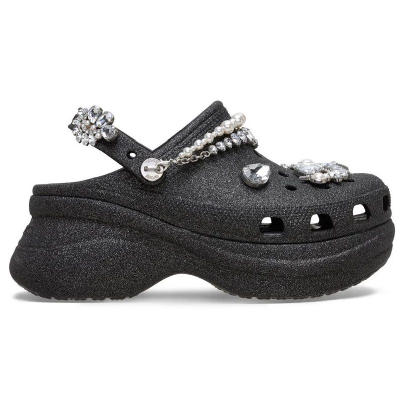 crocs 25Q4 BAE WEDDING GLITTER CLOG Black 211978-001