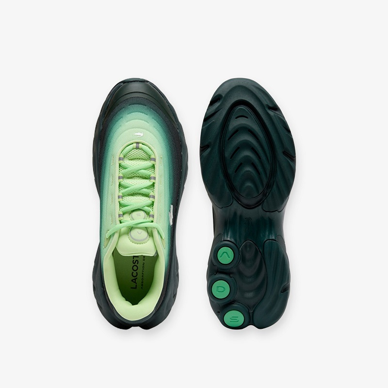 LACOSTE 25FW M SPINOR 225 2 SMA DK GRN/LT GRN 50SMA0164-1X2