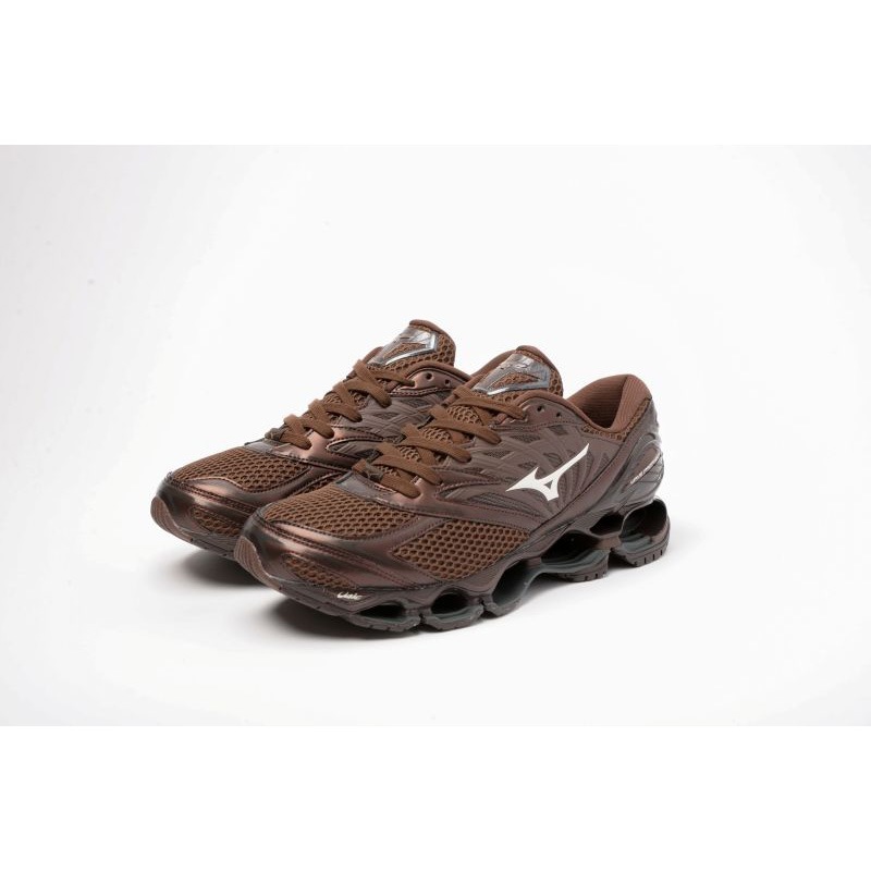 MIZUNO 25AW 9/26 WAVE PROPHECY LS 05:ブラウン×オフホワイト D1GA251105