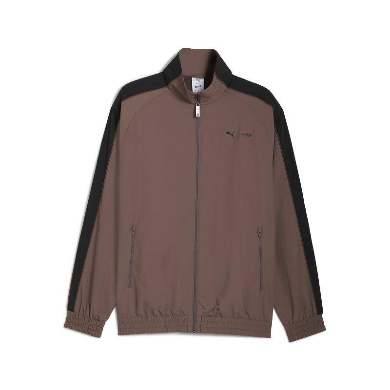 PUMA AU25 9/27 PUMA X RIPNDIP T7 OVERSIZED TRACK JACKET WV FLAT BRONZE 632418-41