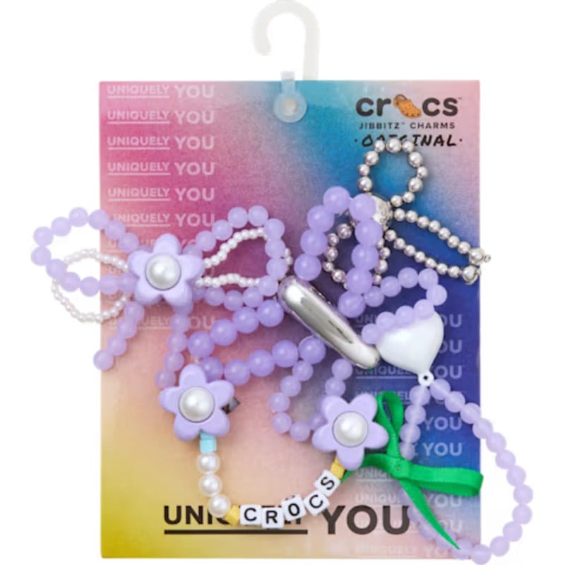 crocs 25Q4 Jibbitz charms Purple Meta 5 Pack 10016452