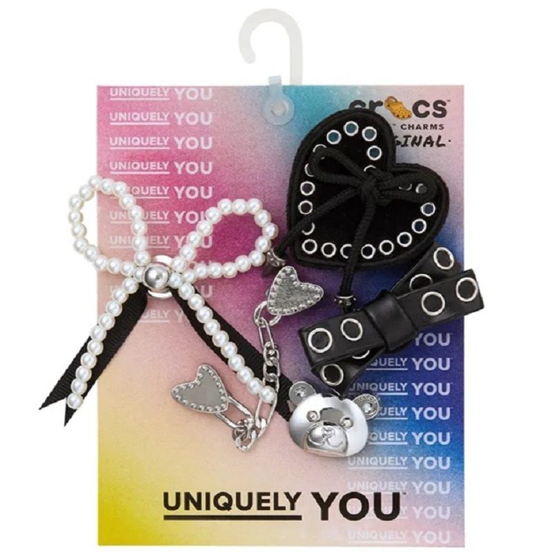 crocs 25Q4 Jibbitz charms Indie Luxe Silver 5 Pack 10016472