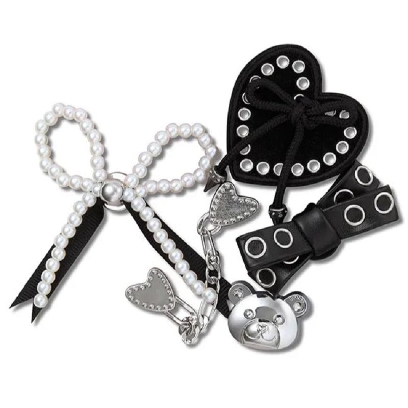 crocs 25Q4 Jibbitz charms Indie Luxe Silver 5 Pack 10016472