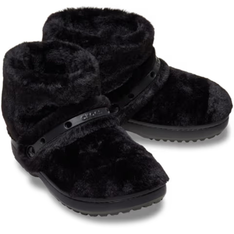 crocs 25Q4 CLASSIC UNFURGETTABLE BOOT Black/Black 211743-060