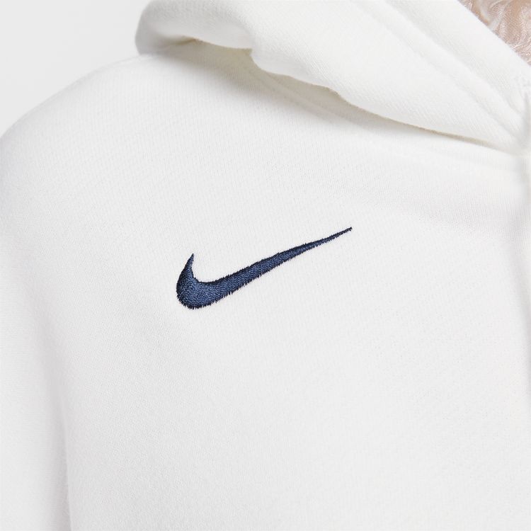 【ナイキ/ナイキ ウィメンズ NSW OS】NIKE HO25 AS W NSW OS FLC CROP PO HDY ホワイト IO0468-100