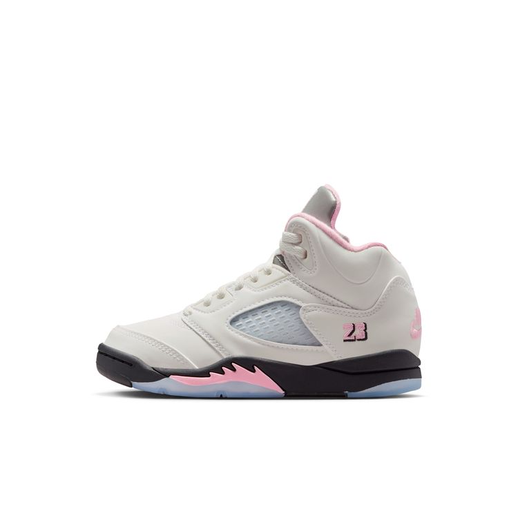 JORDAN BRAND HO25 10/11 JORDAN 5 RETRO OG PS Medium Soft Pink ホワイト/ミディアムソフトピンク-ブラック HQ7979-102