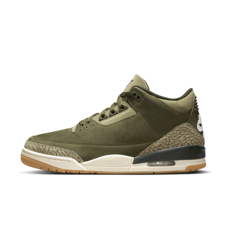 JORDAN BRAND HO25 10/25 AIR JORDAN 3 RETRO ミディアムオリーブ/セコイア-ニュートラルオリーブ-セイル DN3707-202