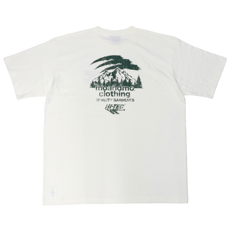 HI-TEC 25HO 10/24 BACK PRINT TEE ホワイト 99202200｜アメ横