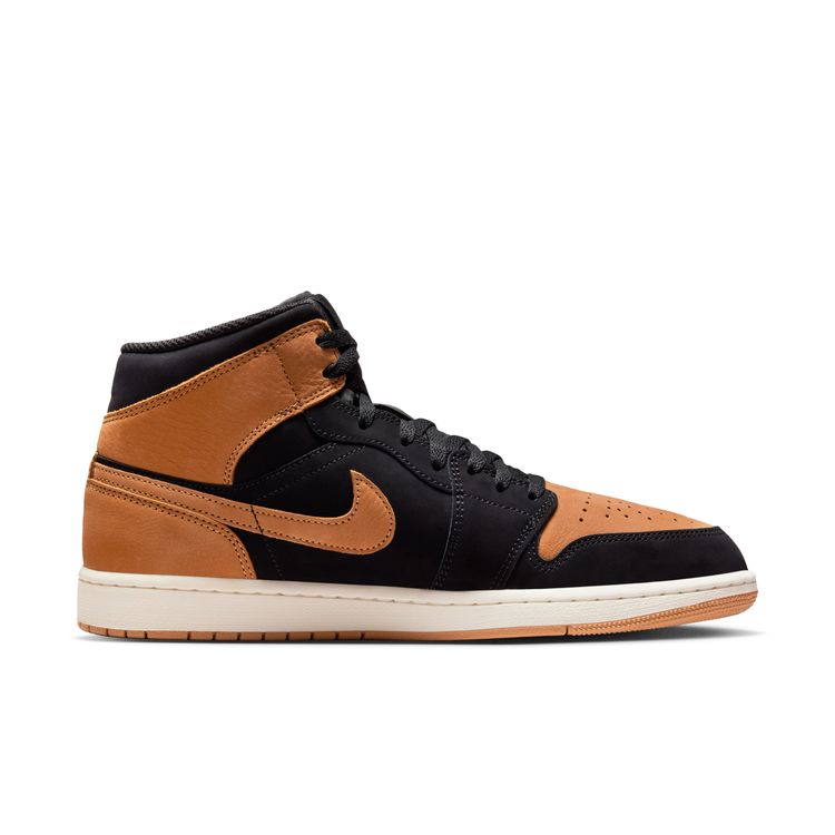 JORDAN BRAND HO25 11/1 AIR JORDAN 1 MID SE ブラック/フラックス-バーシティレッド-セイル HV4091-002