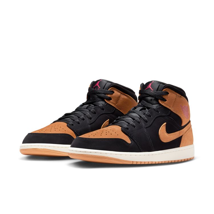JORDAN BRAND HO25 11/1 AIR JORDAN 1 MID SE ブラック/フラックス-バーシティレッド-セイル HV4091-002