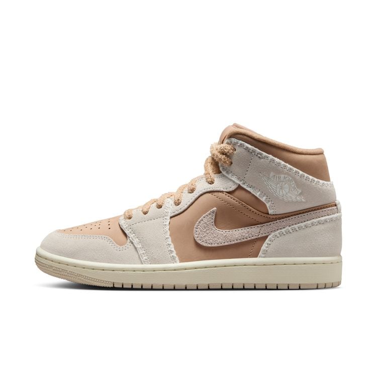 JORDAN BRAND HO25 WMNS AIR JORDAN 1 MID SE ヘンプ/ライトオールウッドブラウン HV4269-200