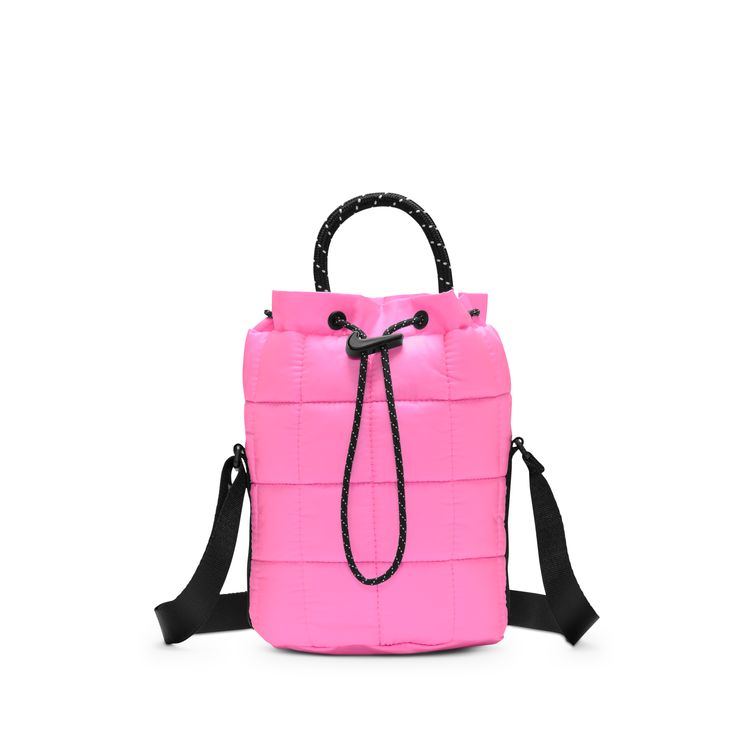 NIKE HO25 NIKE NSW PUFFLE TINY TOTE ピンクスペル/ブラック/ブラック HQ6709-606