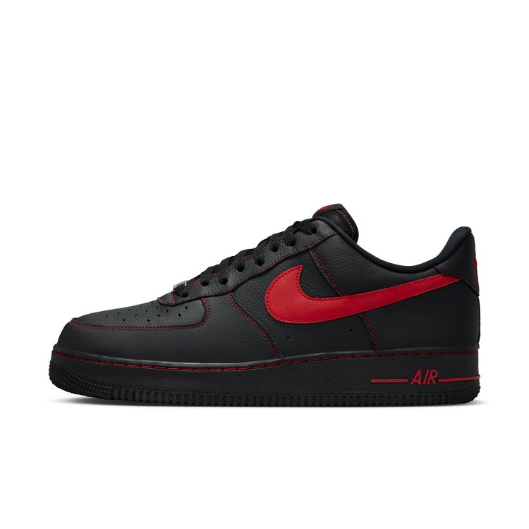 NIKE HO25 NIKE AIR FORCE 1 '07 LV8 ブラック/ユニバーシティレッド-ブラック-ブラック HQ2037-005
