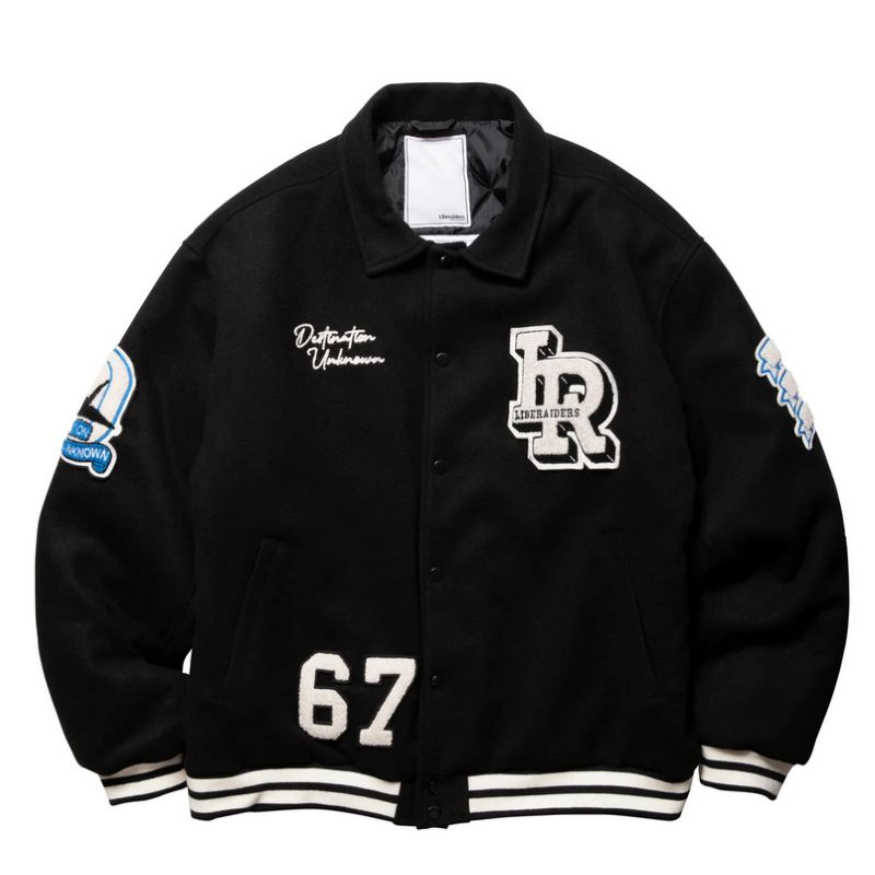 Liberaiders 25FW 11/21 LR VARSITY JACKET 770142503 770142503-BLK ブラック 770142503-NVY ネイビー