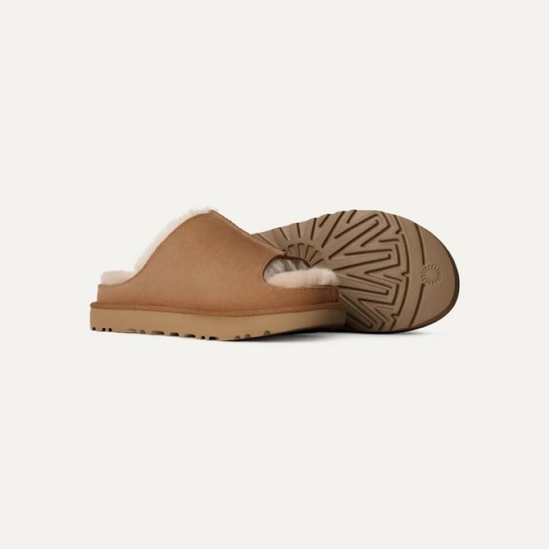 UGG S26 W GREENPORT SLIDE CHESTNUT 1167610-CHE