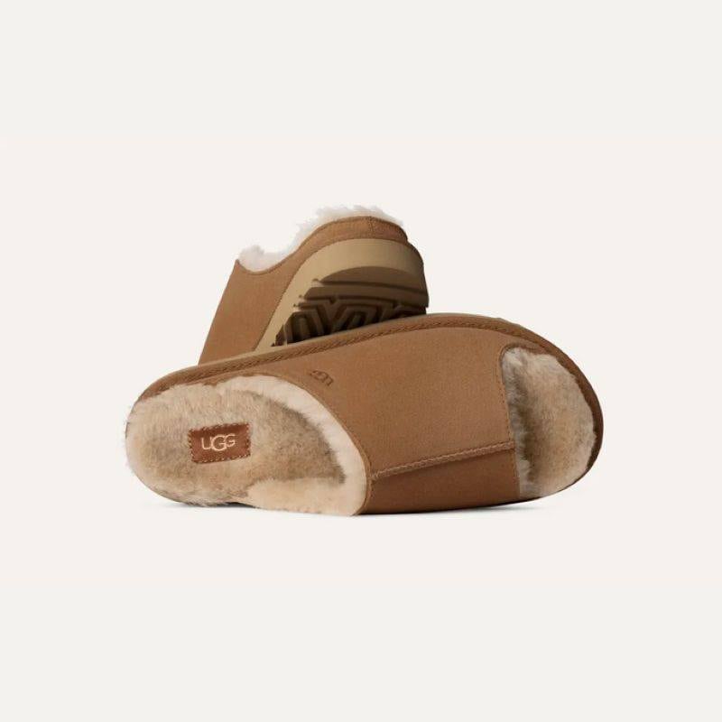 UGG S26 W GREENPORT SLIDE CHESTNUT 1167610-CHE