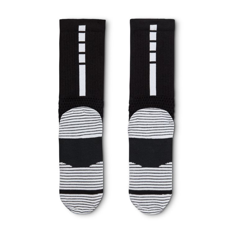 NIKE SP26 NIKE ELITE CUSH CREW 1PR ブラック/ホワイト/ホワイト HM0285-010