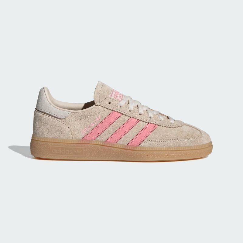 adidas 26Q1 HANDBALL SPEZIAL W クリスタルリネン/ピンクスパーク/ワンダーホワイト IH1501