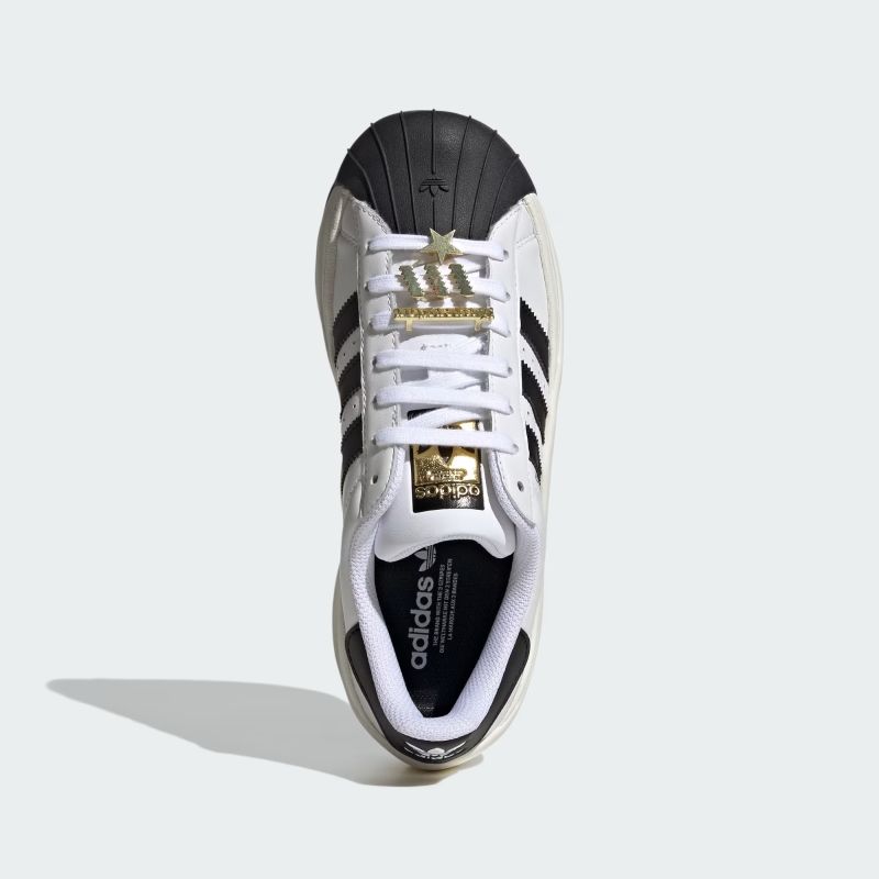 adidas 26Q1 SUPERSTAR BOLD フットウェアホワイト/オフホワイト/コアブラック JR9895
