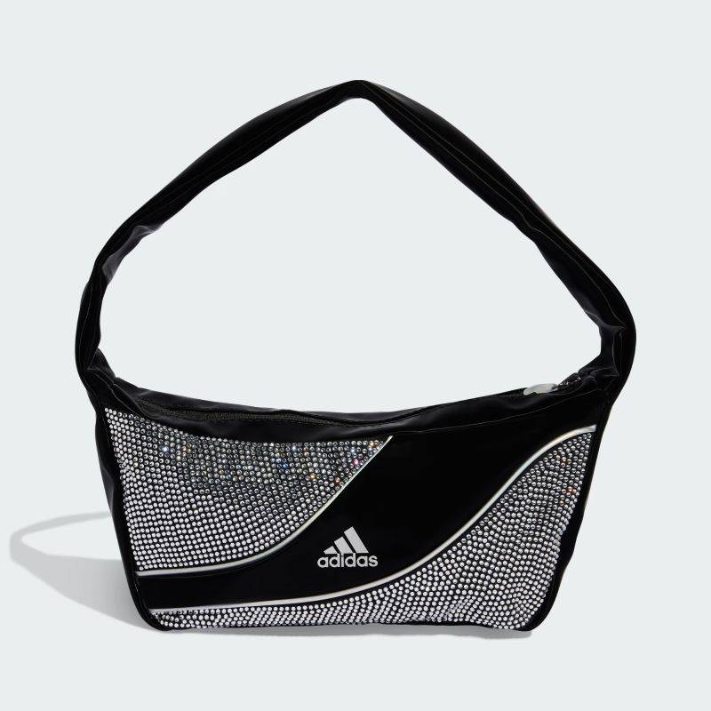 adidas 26Q1 SHOULDERBAG SMALL RHINESTONES ブラック KE9595