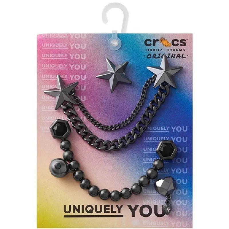 crocs 26Q1 jibbitz charms Punk Gunmetal 5 Pack 10015561