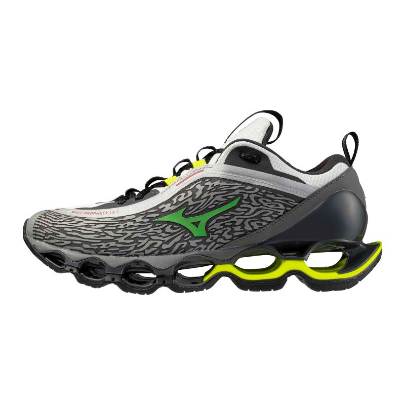 MIZUNO 26SS 1/23 WAVE PROPHECY 13.2 ライトグレー×グリーン×ライムイエロー D1GA261301