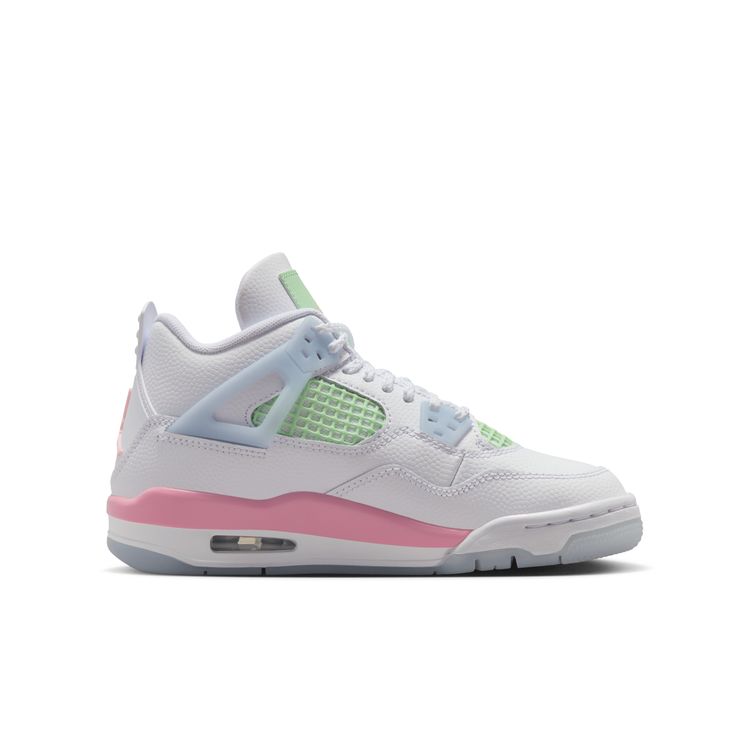 JORDAN BRAND SP26 2/1 AIR JORDAN 4 RETRO GS ホワイト/ミディアムソフトピンク-ハーフブルー IB7068-100