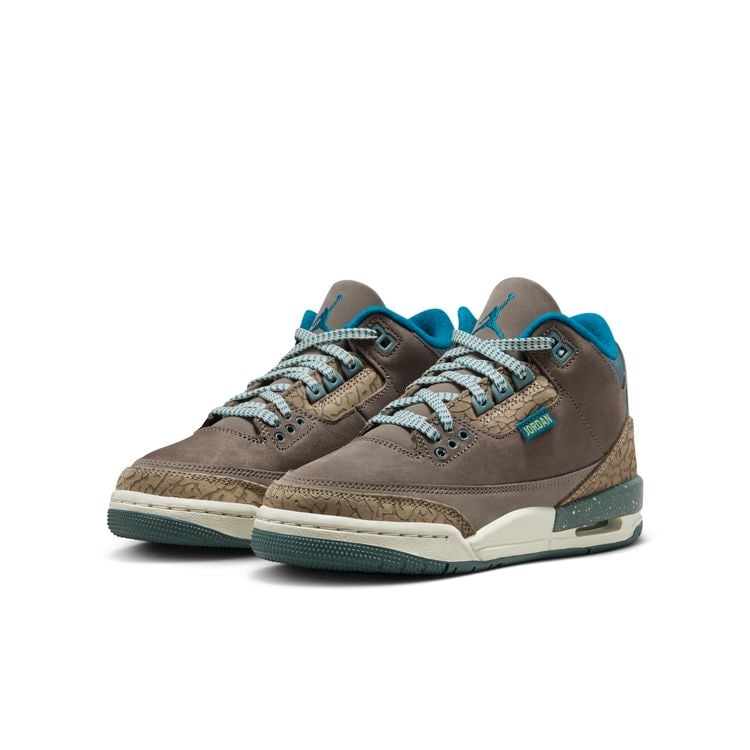 JORDAN BRAND SP26 1/1 AIR JORDAN 3 RETRO GS オリーブグレー/グリーンアビス-カーキ-シーグラス IB7066-001