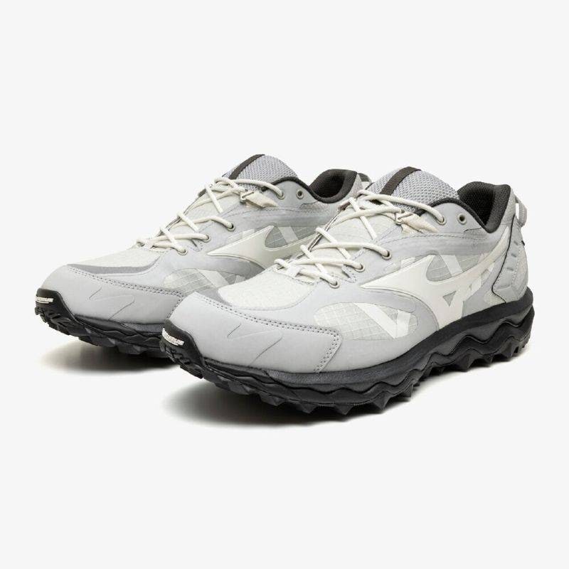 MIZUNO 26SS WAVE MUJIN TL GTX 10:グレー×オフホワイト×ライトグレー