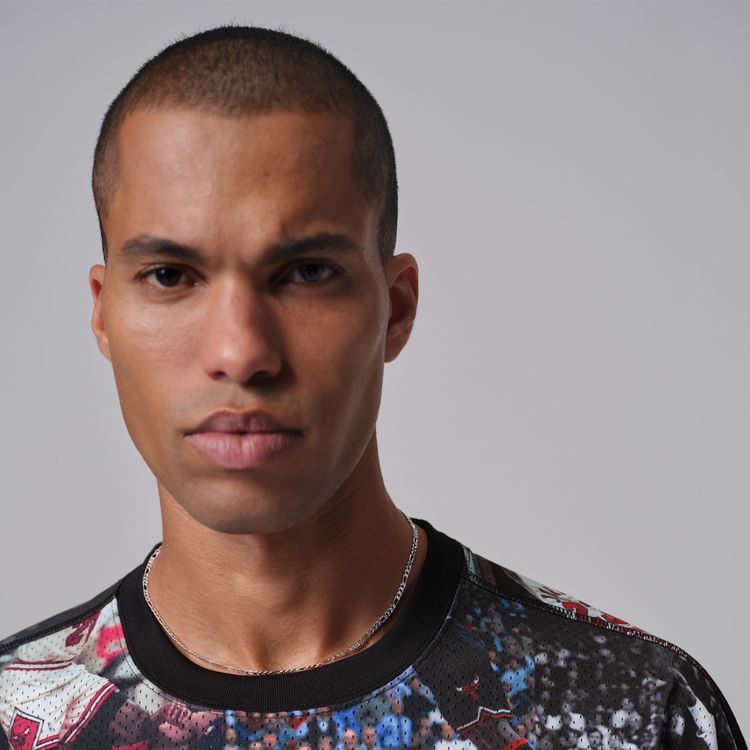 JORDAN BRAND SP26 M J FLT AOP LS JRSY ブラック/ホワイト IF1831-010