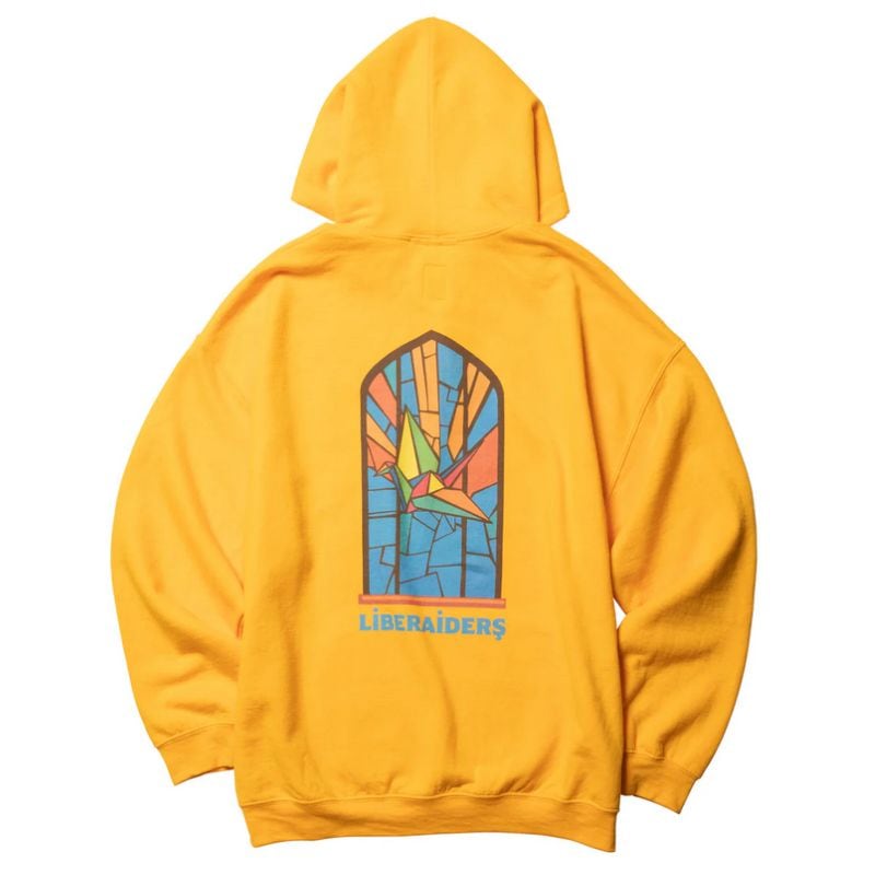 Liberaiders 26SS 2/6 STAINED GLASS HOODIE 733012601 ブラック